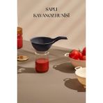 Feyza Design Şık Füme Renkli Kavanoz ve Hunisi Seti, Kullanışlı ve Dekoratif Tasarım - Antrasit - Seçenek 1