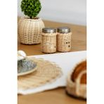Feyza Design Şık Rattan Tuzluk ve Biberlik Seti, Modern ve Dayanıklı Tasarım - Seçenek 1
