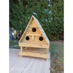 Feyza Design Şık ve Dayanıklı Ahşap Kedi Evi, Konforlu ve Doğal Yaşam Alanı - Seçenek 1