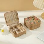 Feyza Design Şık ve Kompakt Mini Takı Saklama Kutusu, Düzen ve Koruma Sağlar - Ahşap - Ceviz