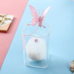 Feyza Design Silicone Kelebekli Çay Süzgeci, Demlik ve Kahve Için Mutfak Aksesuarı - Seçenek 1 - Ahşap - Bej