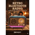 Feyza Design Taşınabilir Retro Bluetooth Radyo, Usb, Tf Kart, Aux, Fm ile Nostaljik Tasarım - Ahşap - Ceviz