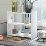 Feyza Design Vitim Mdf Tezgah Üstü Raf Dolap, Şık ve Işlevsel Tasarım - Seçenek 1