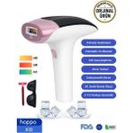Feyza Design X10 Ipl Buz Lazer Epilasyon Cihazı 999.999 Flaş, Dokunmatik Ekran - Ahşap - Beyaz