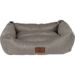 Feyza Design Xlarge Gri Kedi ve Köpek Yatağı 95X70X23 Cm, Konfor ve Şıklık - Altın - Gri - Seçenek 1