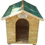 Feyza Design Yeşil Ahşap Büyük Boy Köpek Kulübesi, Rahat ve Güvenli Oturma Alanı - Seçenek 1