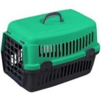 Feyza Design Yeşil Büyük Kedi Köpek Taşıma Çantası, Güvenli Seyahat ve Rahat Taşıma - Ahşap