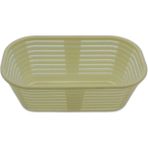 Feyza Design Yıkanabilir Oval Hamur Mayalama Sepeti 22X13,5X8, Hijyenik ve Kırılmaz - Antrasit