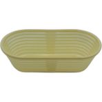 Feyza Design Yıkanabilir Oval Hamur Mayalama Sepeti, Hijyenik, Kırılmaz 26X12X7,5 cm - Antrasit