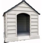 Feyza Design Yüksek Konforlu Büyük Irk Köpek Kulübesi, Dayanıklı ve Şık Tasarım - Ahşap - Beyaz - Seçenek 1