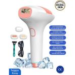 Feyza Design Yüksek Performanslı 999.999 Atım Ipl Lazer Epilasyon Cihazı, 9 Kademe - Ahşap - Beyaz