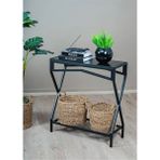 Feyza Design Yüksekliği 83 Cm, 76 cm Genişliğinde Çok Amaçlı Metal Ayaklı Dresuar - Ahşap