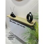 Feyza Design Yüksekliği 86 Cm, 18 cm Genişlikte Oval Kesim Tak Çıkar Raf ve Dresuar - Ahşap - Ceviz