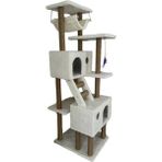 Feyza Design Yumuşak Hamaklı Kedi Yuvası ve Oyun Platformu, Konfor ve Eğlence Bir Arada - Seçenek 1