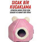 Feyza Design Yumuşak Taşınabilir Kedi Evi ve Yatağı, Konforlu ve Şık Tasarım - Seçenek 1