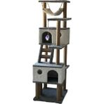 Feyza Design Yumuşak ve Konforlu Hamaklı Kedi Tırmalama Ev ve Oyun Platformu - Seçenek 1