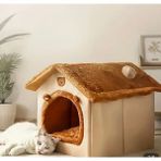 Feyza Design Yumuşak ve Konforlu Kedi Evi Yatağı, Evcil Hayvanlar Için Rahat Uyku Alanı - Seçenek 1
