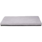 Feyza Design Yumuşak ve Konforlu Ortopedik Köpek Yatağı, Gri, 75X50X4CM - Altın - Gri - Seçenek 1