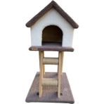 Feyza Design Yumuşak ve Rahat Küçük Kedi Evi, Evcil Dostlarınız Için Ideal Konfor - Seçenek 1