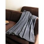 Feyza Design Yumuşak Wellsoft Battaniye, Kedi ve Köpekler Için Rahat ve Kolay Yıkanabilir - Altın - Gri - Seçenek 1