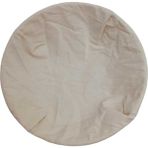Feyza Design Yuvarlak 25 cm Mayalama Sepet Bezi, Pamuk Beyaz, Hafif ve Dayanıklı - Ahşap - Beyaz