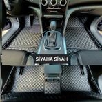 Feyza Oto Opel Combo Serisi 2011 - 2018 Uyumlu Dıamond Araca Özel Havuzlu Deri Oto Paspas - Siyah