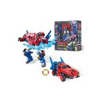 Feyza Oyuncak Dinoster Heroes Dönüşebilen Robot Raptor Bolt Wing | 22 cm Süper Araba ve Robot Figür | 30+ Eklem Noktalı