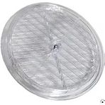 FEYZAYAPI Doğalgaz Havalandırma Cam Menfezi Şeffaf Çap 18 Cm