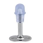 FEYZAYAPI Kapı Stoperi Tamponu Krom 8 cm Metal Kapı Durdurucu Tutucu Kapı Stopu Silikonlu