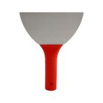 FEYZAYAPI Plastik Saplı Metal Spatula Sıva Duvar Macun Boya Kazıma Ispatulası 18 cm Takılabilir Sap