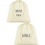 Feza Bagg Store Baskılı Kirli Torbası Ham Bez 40X40 (2 Adet)