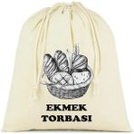 Feza Bagg Store Ekmek Torbası Ham Bez 40X40 (1ADET)