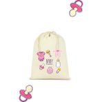 Feza Bagg Store Kıyafet Kesesi Kız Bebek 30 x 40 2 Adet