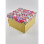 Feza Kutu 23X23X15 Hediyelik Kutu Kraft Kutu Karton Kutu Yılbaşı Kutusu Pasta Kutusu Balon Kutusu (10 Adet)