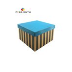 Feza Kutu 31x31x20 cm 10 Adet Desenli Pasta Kutusu