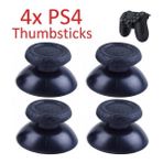 Feza Ps4 Dualshock 4 Orjinal Analog Başlığı 4 ADET Yedek Parça Siyah Renk ile Playstation 4 Uyumlu