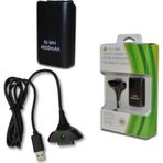 Feza Xbox 360 Uyumlu Joystick Kol Şarj Kiti Batarja Usb Kablosu Ile Birlikte