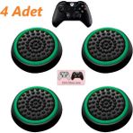 Feza Xbox Wireless Controller 2 Çift Tırtıklı 4 Adet Yeşil Analog Başlığı