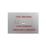 FFC 4 Pin 1mm Adımlı Flex Kablo Sabitleyici Konnektör Soketi Sabitleme Fleks Bağlama Aparatı