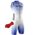 FFFF & OLFEH 2025 Erkekler Triatlon Üçlü Takım Elbise, Bisiklet Skinsuit, Kolsuz tek parça bisiklet forması, Hızlı Kuru ve Nefes Yarım Kollu Aerodinamik Skinsuit, P2, S