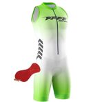FFFF & OLFEH 2025 Erkekler Triatlon Üçlü Takım Elbise, Bisiklet Skinsuit, Kolsuz tek parça bisiklet forması, Hızlı Kuru ve Nefes Yarım Kollu Aerodinamik Skinsuit, P9, XS