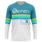 FFFF & OLFEH Bisiklet Forması Uzun Kollu ve Kısa Kollu, Bisiklet/Motokros Giysileri Dağ Bisikleti Gömlek MTB BMX, Yokuş Aşağı Forma, P11, L