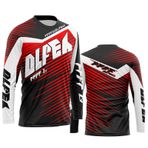 FFFF & OLFEH Erkek bisiklet forması, uzun kollu, bisiklet kıyafeti, motokros jarse, uzun kollu MTB tişört, nefes alan bisiklet jarsesi, Downhill bisiklet forması, hızlı kurur, Fb1, 5XL