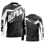 FFFF & OLFEH Erkek bisiklet forması, uzun kollu, bisiklet kıyafeti, motokros jarse, uzun kollu MTB tişört, nefes alan bisiklet jarsesi, Downhill bisiklet forması, hızlı kurur, Fb8, M
