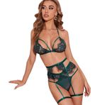 FFWTPY Kadın iç çamaşırı seti seksi dantel sutyen ve külot jartiyer seti babydoll oyuncak büstiyer dantel iç çamaşırı seti kadınlar için erotik iç çamaşırı seti