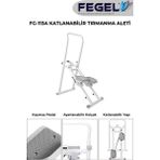 FG-113A Katlanabilir Tırmanma Aleti – Ev Tipi Kardiyo ve Spor Egzersiz Cihazı - Beyaz
