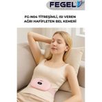 FG-N04 Akıllı Isıtmalı ve Titreşimli Bel - Karın Masaj Kemeri - Pembe