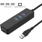 FHD61 USB 3.0 To Ethernet Gigabit RJ45 3 Port Hub Çoklayıcı Adaptör