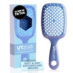 FHI HEAT UNbrush Islak ve Kuru Bacalı Dolaşık Açıcı Saç Fırçası, İris Koyu Mavi