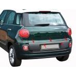 Fiat 500l Formlu Paslanmaz Çelik Krom Bagaj Alt Çıtası